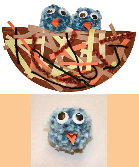 Kid's Corner: Paper Plate Bird Nest Craft – Webb Weekly Online