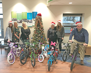 Credit Union Donates Bikes to Local Toys for Tots