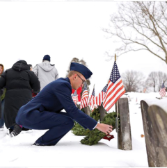 Veterans Honored in Wreath-Laying Ceremony