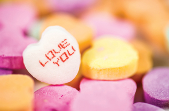 Popular Candies Share Sweet Words of Love