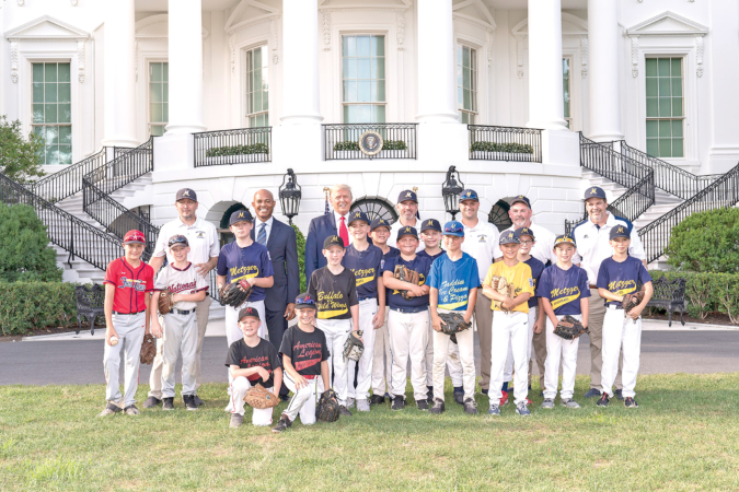 Montoursville Little Leaguers Have Presidential Game of Catch