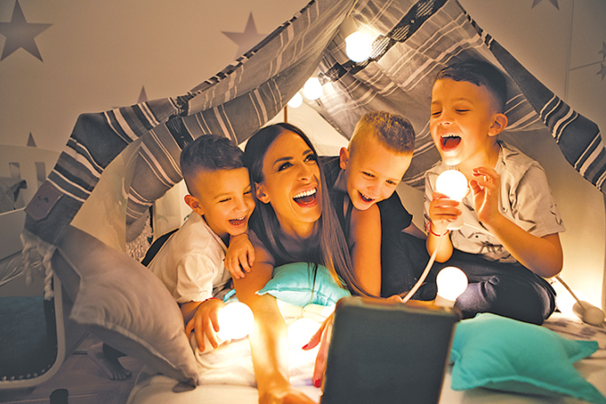 Create a Family-Friendly ‘Staycation’ Five ways to fill your home with happiness