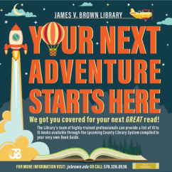 James V. Brown Library Can Help You Find the Next Book on Your List