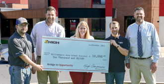 High Industries Makes $10,000 EITC Contribution to Support WAHS’s Welding Program