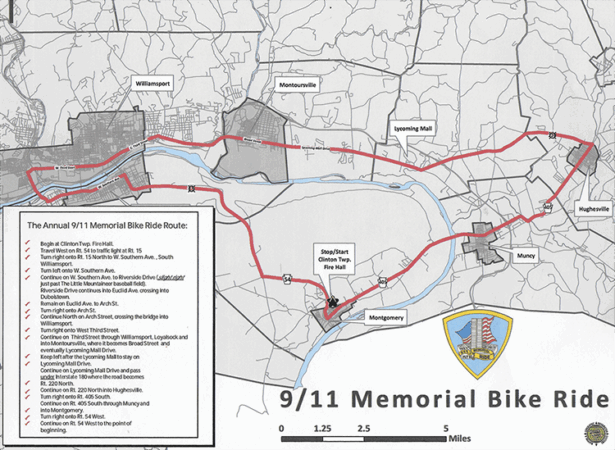 9/11 Memorial Motorcycle Freedom Ride Takes Place This Thursday, September 11
