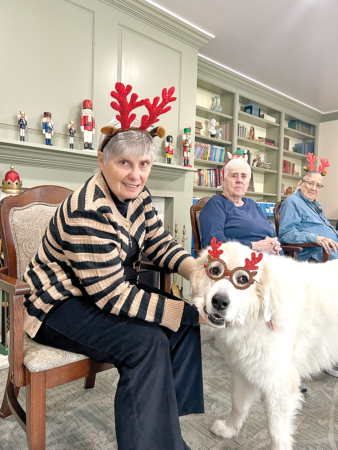 Therapy Dog, Aspen, Presbyterian Home Volunteer of the Year
